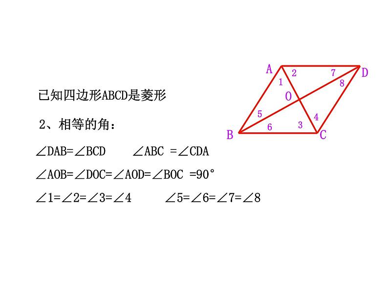 人教版数学八年级下册18.2.2 菱形课件(共36张PPT)第7页