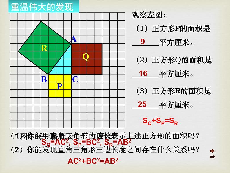 2020-2021学年人教版数学八年级下册：17.1 勾股定理-课件05