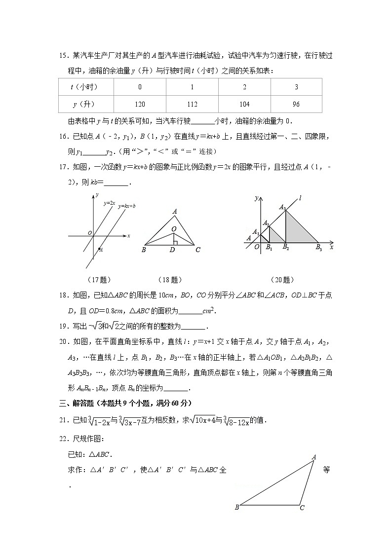 2021-2022学年鲁教版（五四制）七年级数学第一学期期末综合复习模拟测试题2（word版 含答案）第3页