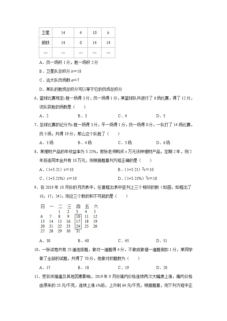专题10    3.4 实际问题与一元一次方程 - 期末复习专题训练  2021-2022学年人教版数学七年级上册第2页