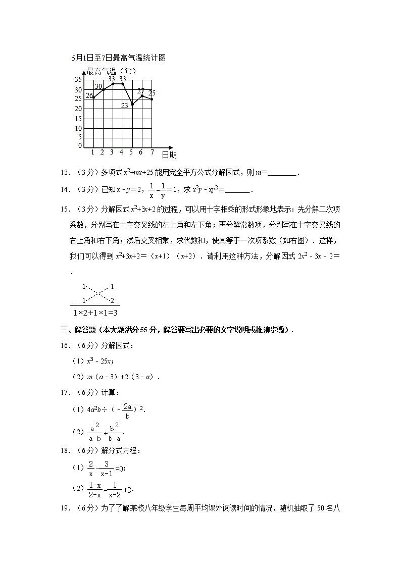 2021-2022学年山东省济宁市任城区八年级（上）期中数学试卷（五四学制）   解析版第3页