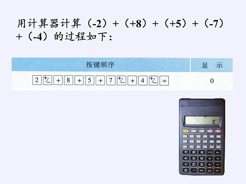 沪科版数学七年级上册 1.4  有理数的加减 课件第8页