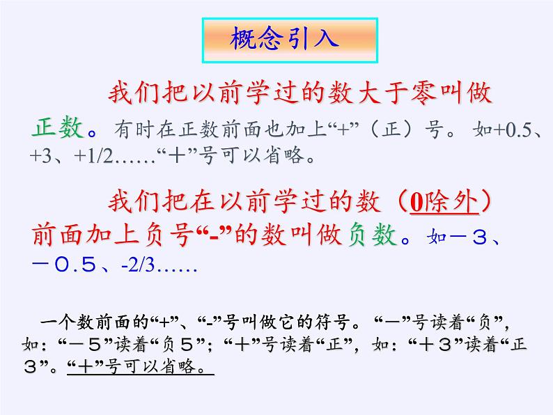 沪科版数学七年级上册 1.1 正数和负数(1) 课件06