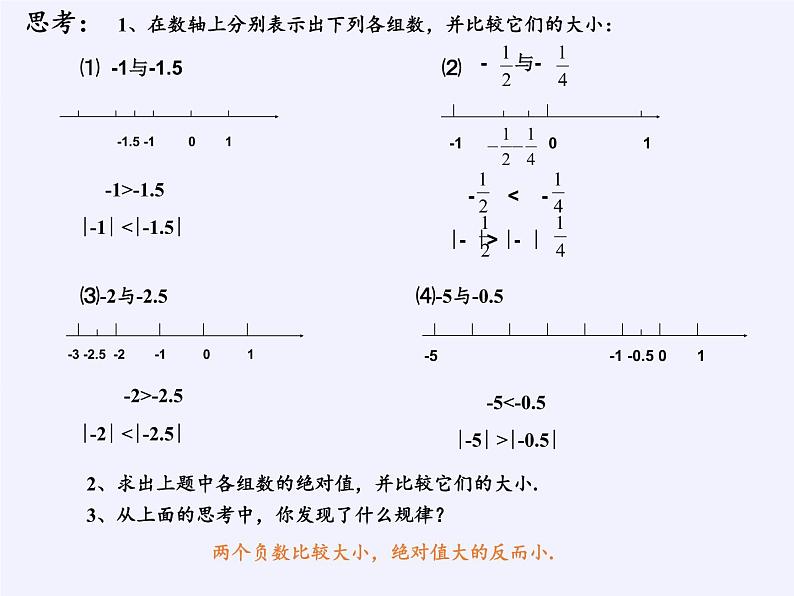 沪科版数学七年级上册 1.3 有理数的大小(4) 课件06