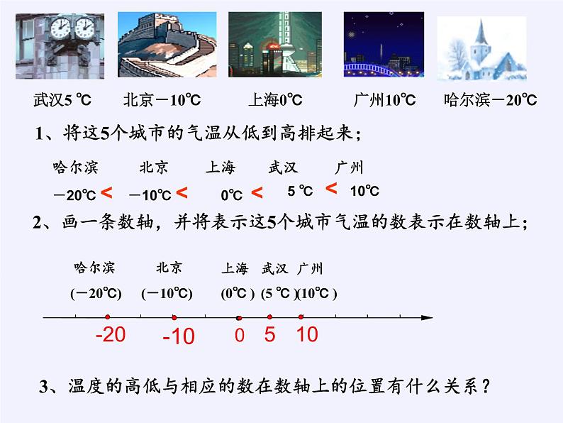 沪科版数学七年级上册 1.3 有理数的大小 课件04