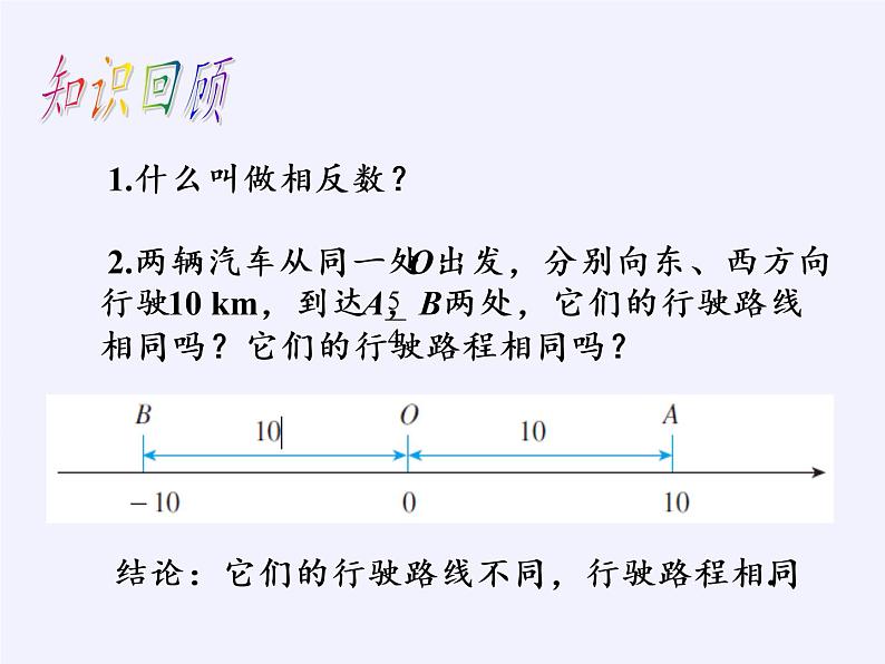 沪科版数学七年级上册 1.2 数轴、相反数和绝对值(4) 课件02