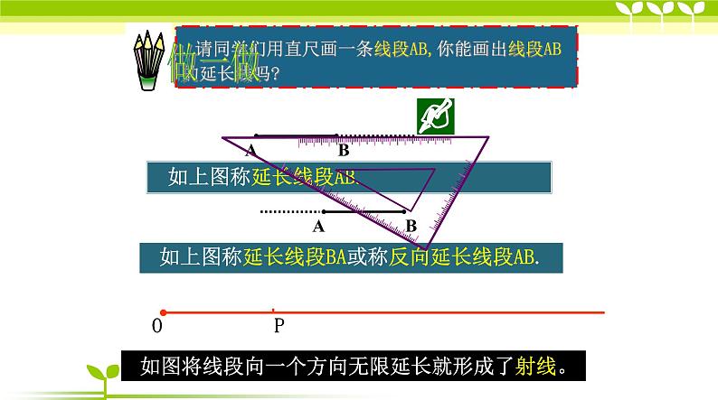 沪科版数学七年级上册 4.2 线段、射线、直线(1) 课件第6页