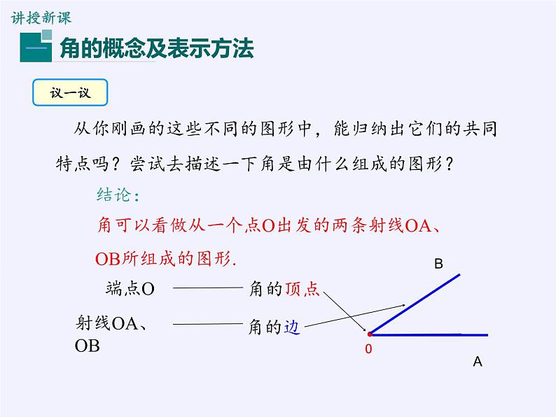 沪科版数学七年级上册 4.4 角(4) 课件第4页