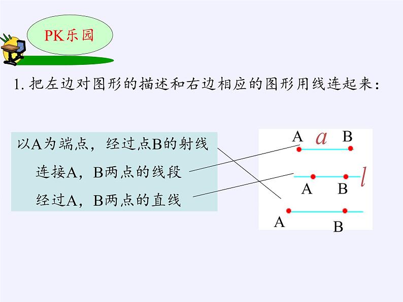 沪科版数学七年级上册 4.2 线段、射线、直线(12) 课件第6页