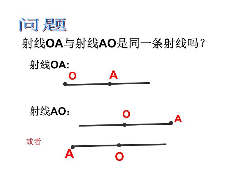 沪科版数学七年级上册 4.2 线段、射线、直线 (2) 课件06