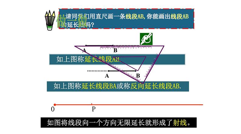 沪科版数学七年级上册 4.2 线段、射线、直线  (1) 课件第4页