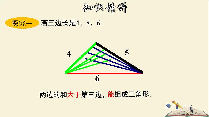 9.1.3 三角形的三边关系-2021-2022学年七年级数学下册教学课件(华东师大版)第8页