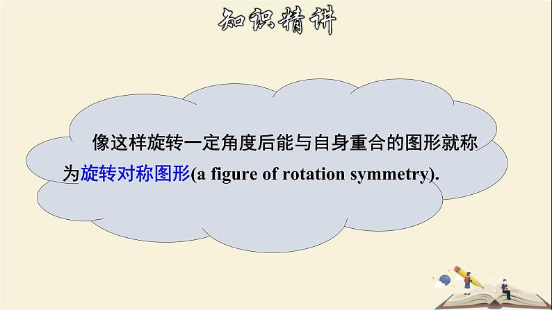 10.3.3 旋转对称图形-2021-2022学年七年级数学下册教学课件(华东师大版)第5页