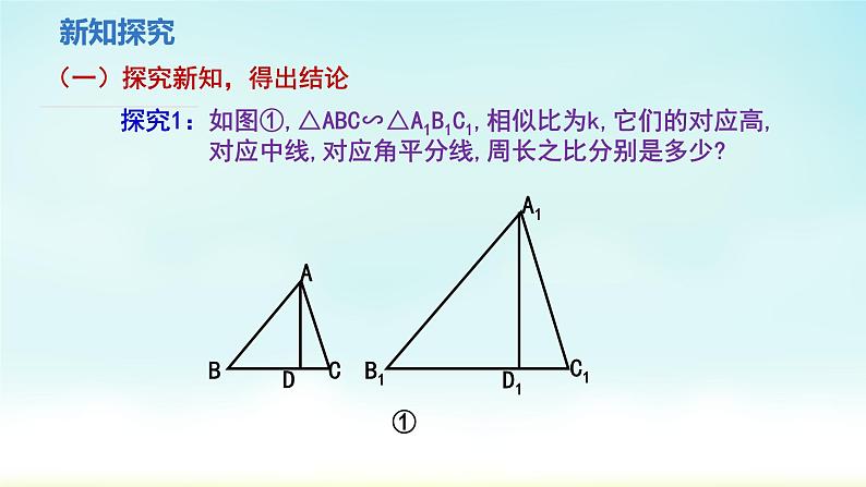 人教版九年级数学下册 27-2-2 相似三角形的性质 课件第4页