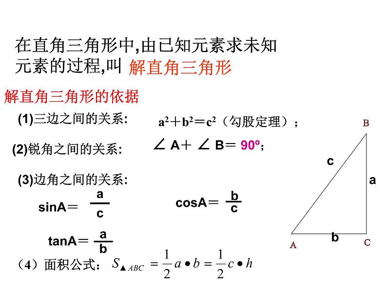 2020—2021学年人教版数学九年级下册28.2.1解直接三角形课件PPT第6页