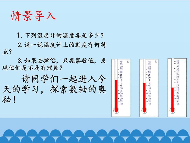 鲁教版（五四制）数学六年级上册 2.2 数轴_ 课件02