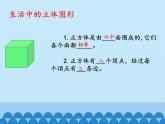 鲁教版（五四制）数学六年级上册 1.1 生活中的立体图形-第二课时_ 课件