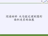 浙教版数学八年级上册 阅读材料 从勾股定理到图形面积关系的拓展（课件）