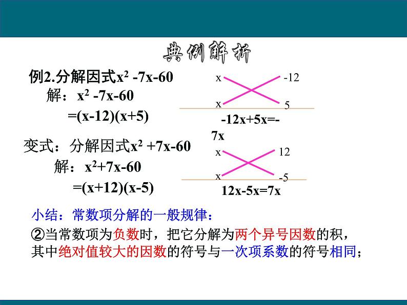 14.3.3 阅读与思考-十字相乘法法与分组分解法 课件 2021-2022学年人教版八年级数学上册第8页