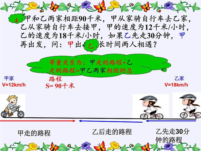 冀教版数学七年级上册 5.4一元一次方程的应用(1)（课件）第6页