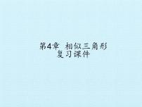 浙教版九年级上册第4章 相似三角形4.3 相似三角形复习ppt课件