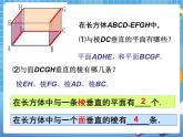 8.4长方体中棱与平面的位置关系的认识 课件PPT