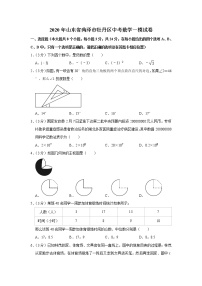 2020年山东省菏泽市牡丹区中考数学一模试卷解析版