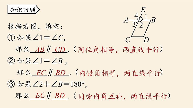 人教版七年级数学下册 5-3平行线的性质课时1 课件第2页