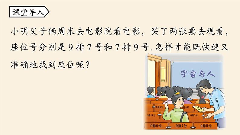 人教版七年级数学下册 7-1平面直角坐标系课时1 课件第3页