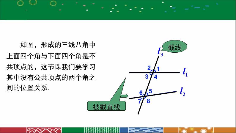 人教版数学七年级下册5.1.3同位角、内错角、同旁内角-课件第7页