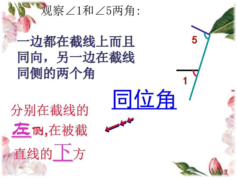 人教版数学七年级下册5.1.3同位角、内错角、同旁内角课件PPT05