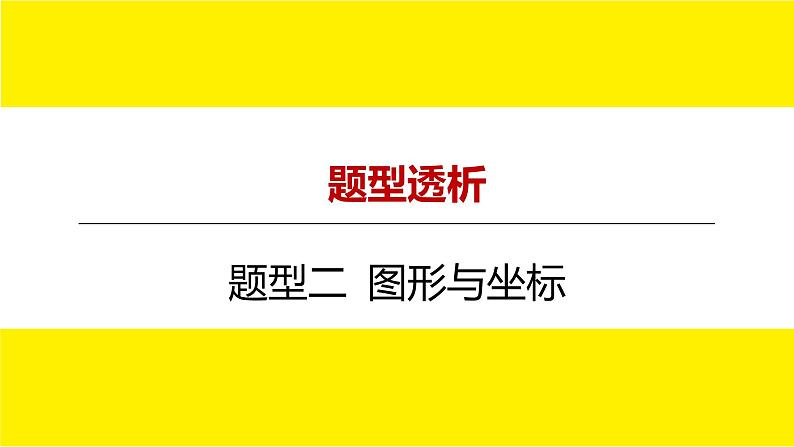 2022中考数学总复习题型剖析 题型二 图形与坐标 课件01