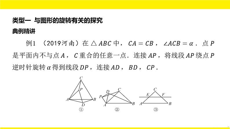 2022中考数学总复习题型剖析 题型十 几何类比、拓展探究题 课件第2页