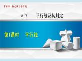 人教版七年级数学下册 5.2.1  平行线 课件