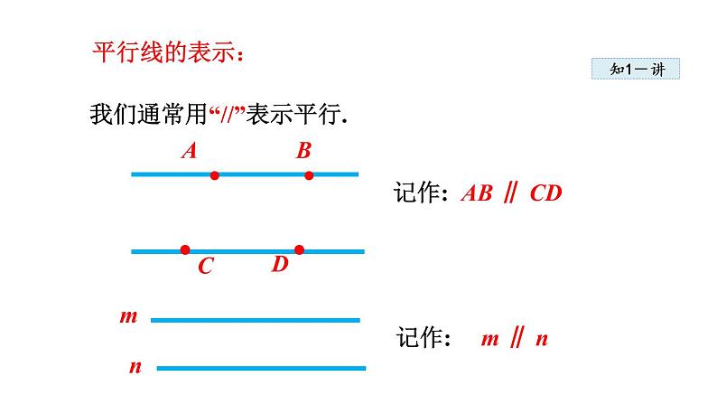 人教版七年级数学下册 5.2.1  平行线 课件第7页