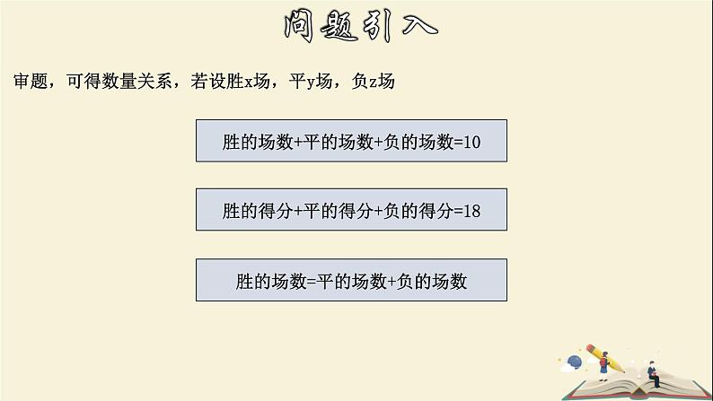 7.3.1 三元一次方程组及其解法（1）-2021-2022学年七年级数学下册教学课件(华东师大版)05