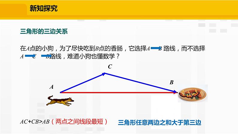 北师大版数学七年级下册课件4.1.2  三角形的三边关系06