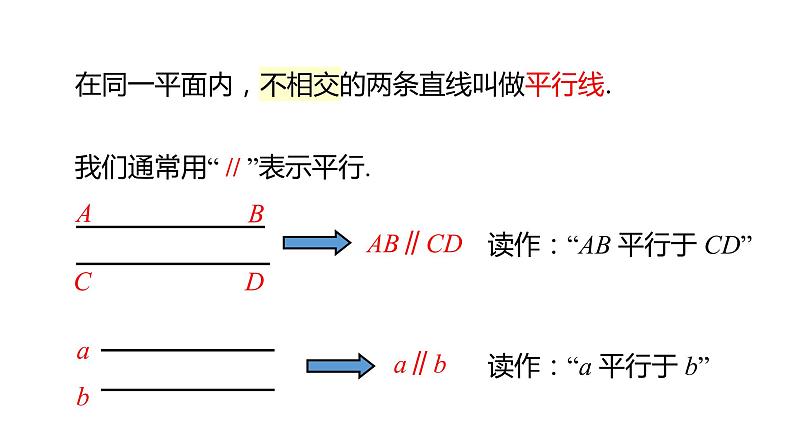 5.2.1平行线课件 人教版数学七年级下册第6页