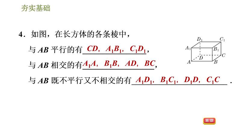 人教版数学七年级下册习题课件5.2.1平行线第7页