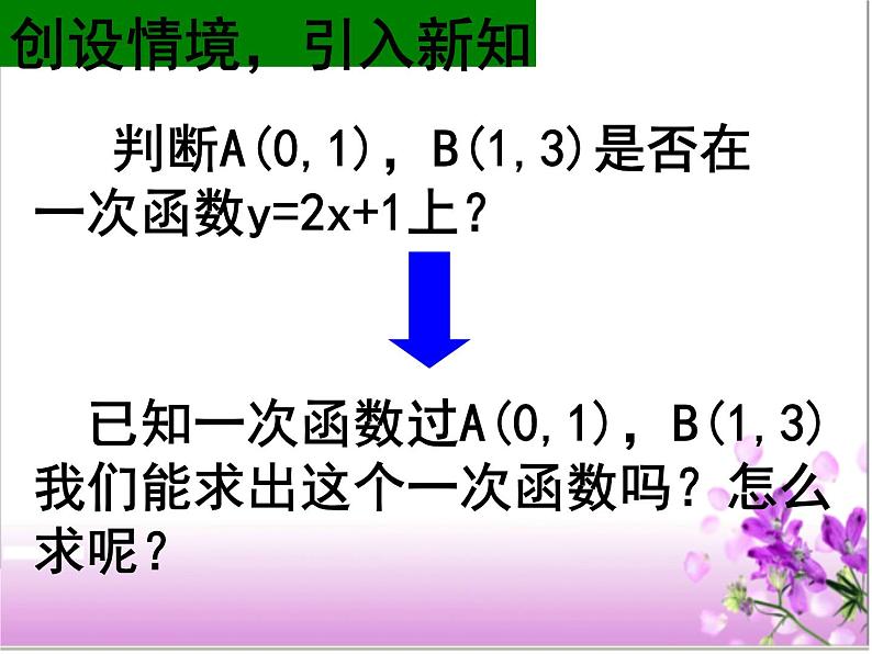 人教版八年级下册19.2.2 待定系数法求一次函数的解析式 课件（共36张PPT）04