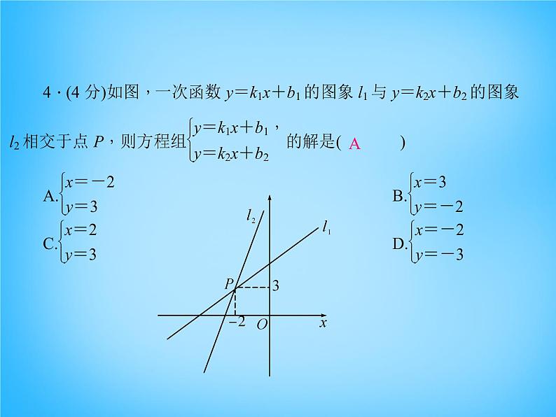 北师大初中数学八上《5.6二元一次方程与一次函数》PPT课件 (5)05