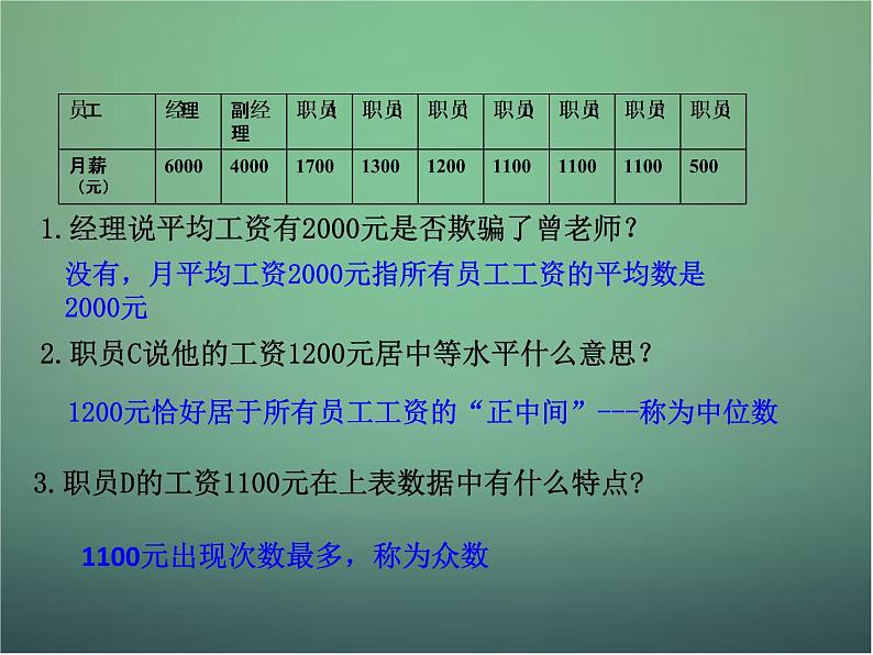 北师大初中数学八上《6.2中位数与众数》PPT课件 (2)05