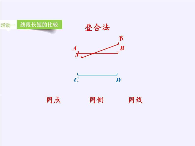 沪科版数学七年级上册 4.3 线段的长短比较(6) 课件第4页