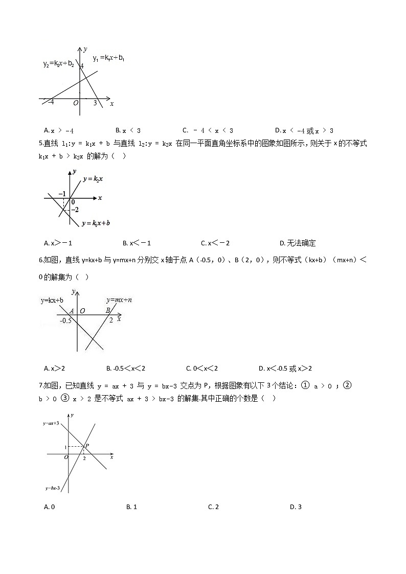 2021-2022苏科版八年级上册---第6章一次函数--6.5~6.6小节提优练习（解析版）第2页