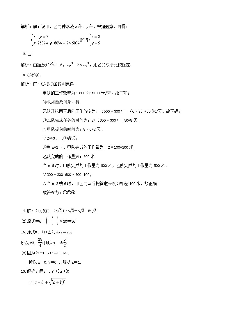 2021-2022学年八年级数学上学期期末测试卷（北师大版，陕西专用）01（含考试版+全解全析+答题卡）03