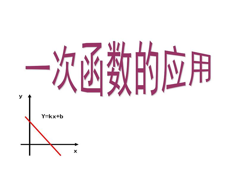 2020-2021学年人教 版 八年级数学下册第十九章一次函数的应用课件01