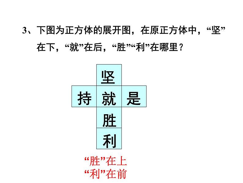 沪科版数学七年级上册 4.1 神奇的几何变换——立体图形和平面图形的变换教学 课件第5页