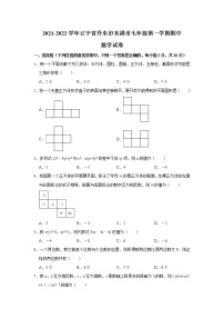 辽宁省丹东市东港市2021-2022学年七年级上学期期中考试数学试卷（Word版含答案）