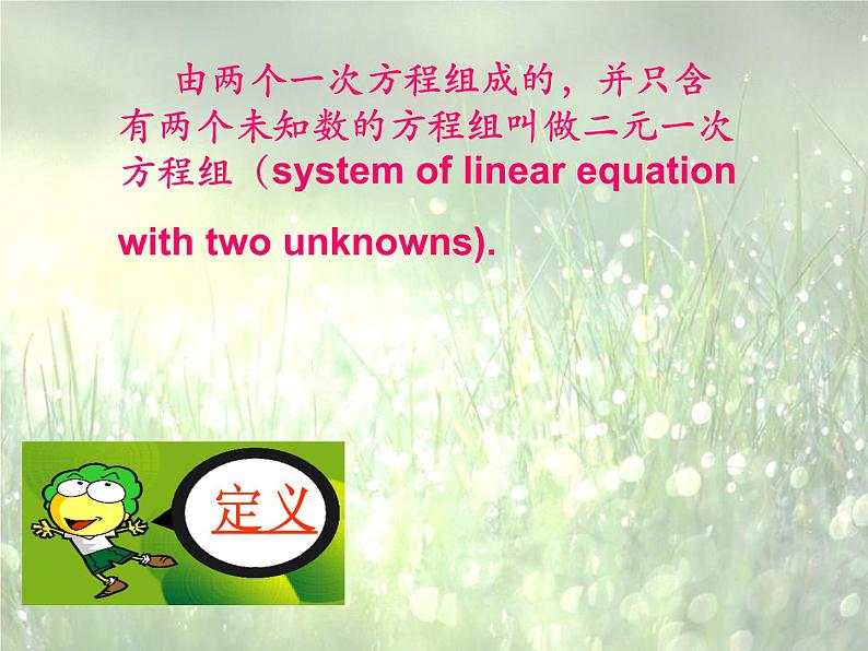 沪科版数学七年级上册 3.3二元一次方程组(2) 课件第5页