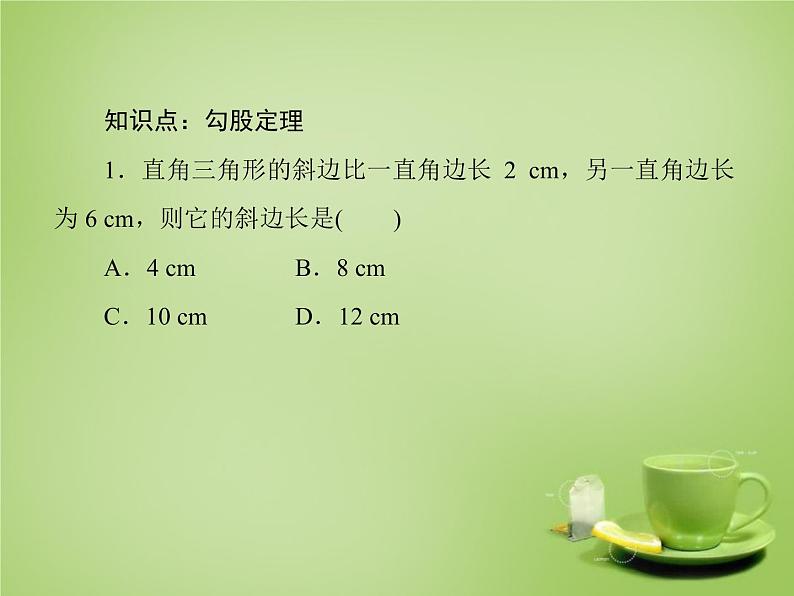 北师大初中数学八上《1.0第一章勾股定理》PPT课件 (1)07